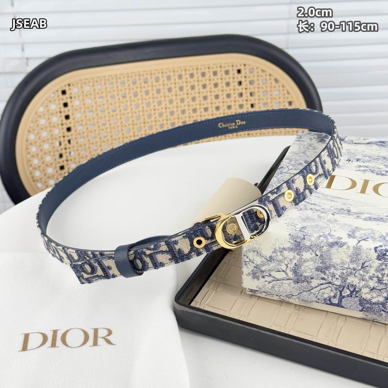 Dior belt 20mmX90-115cm 8L24